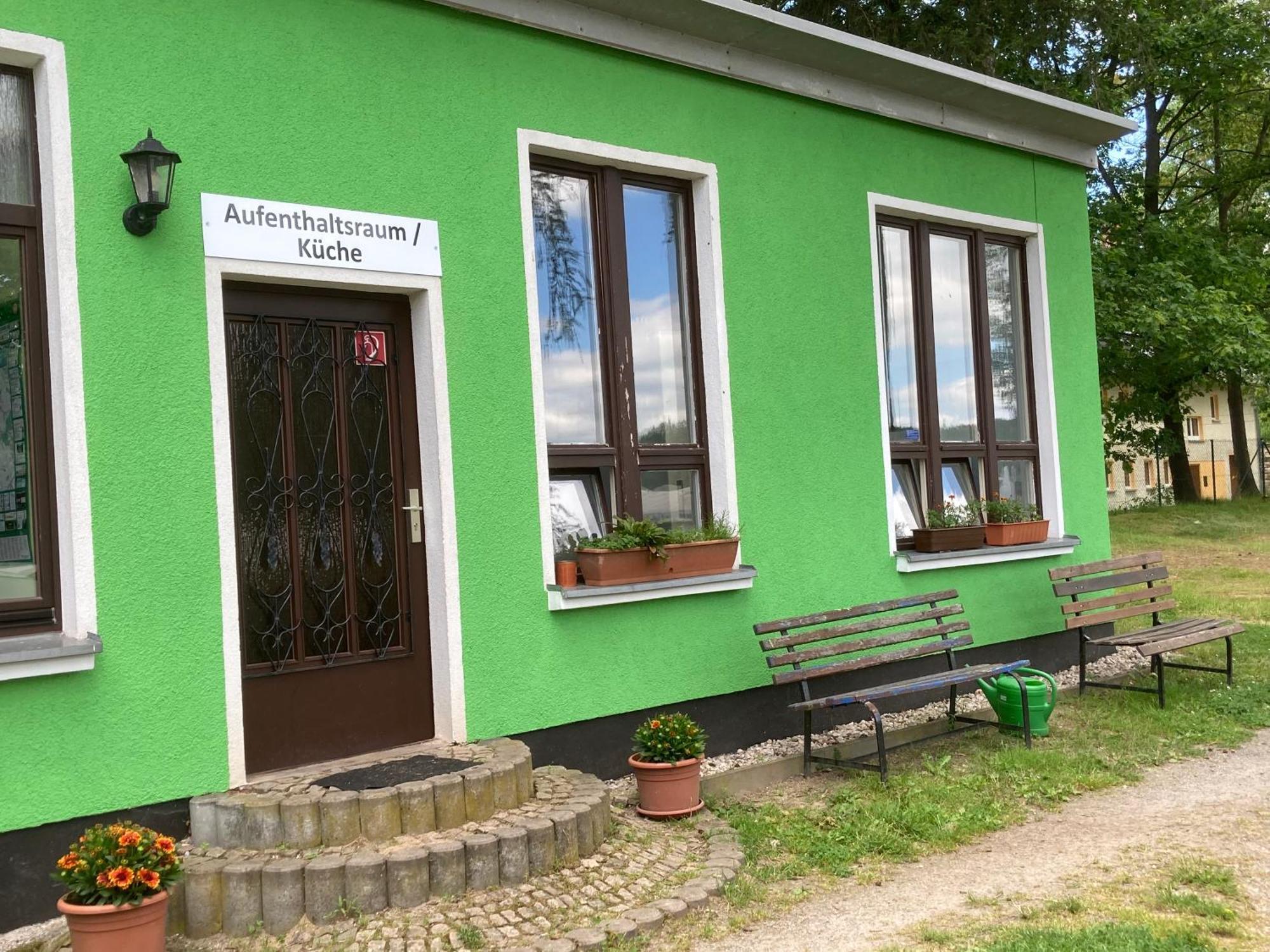 Campingfass Mit Panoramaterrasse Langenbernsdorf Εξωτερικό φωτογραφία