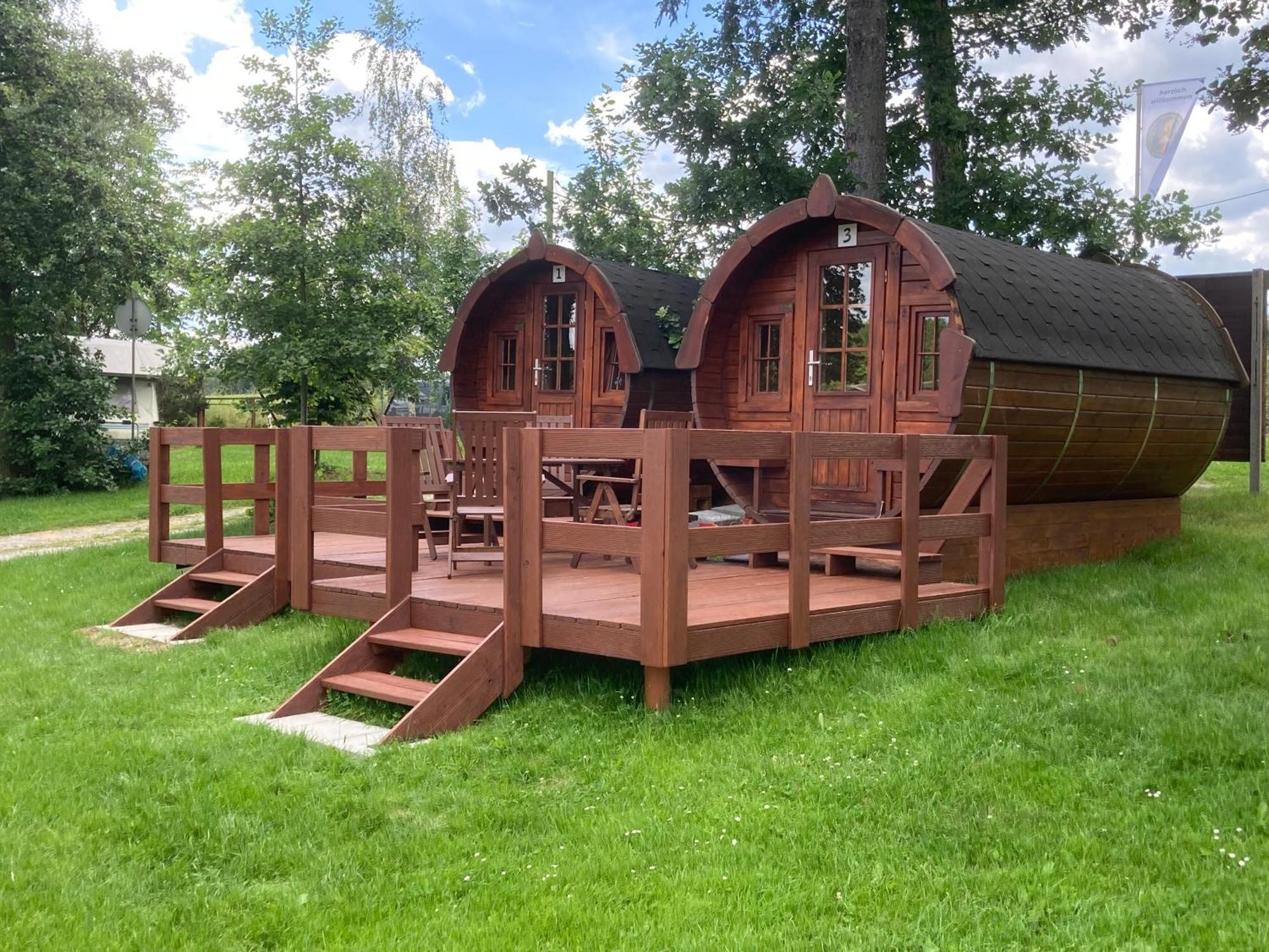 Campingfass Mit Panoramaterrasse Langenbernsdorf Εξωτερικό φωτογραφία