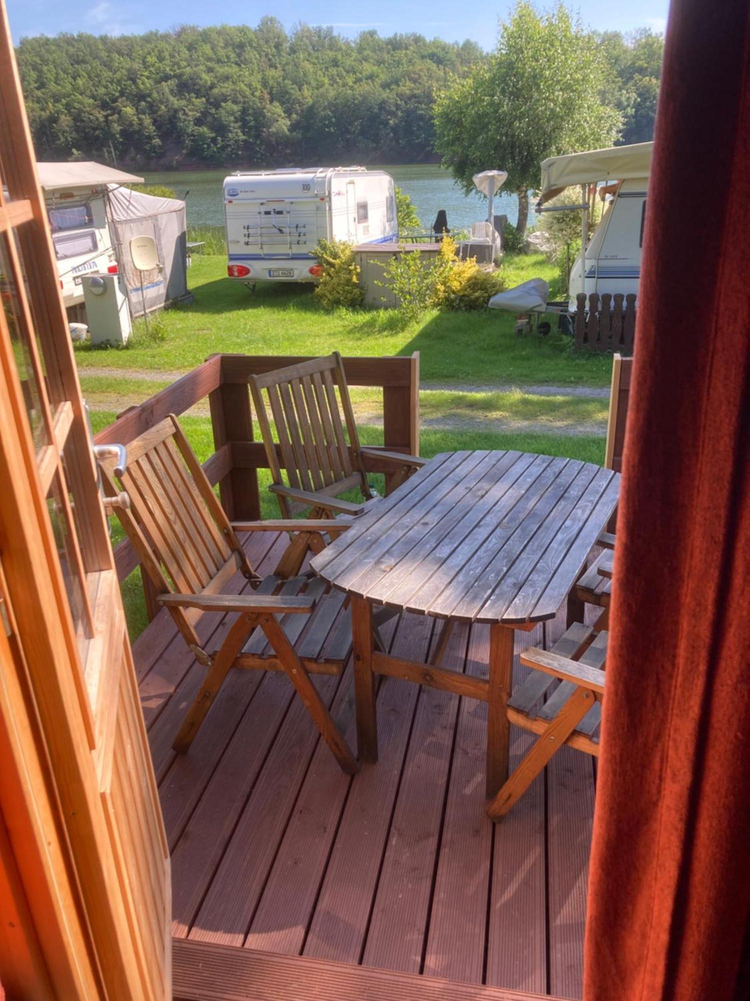 Campingfass Mit Panoramaterrasse Langenbernsdorf Εξωτερικό φωτογραφία