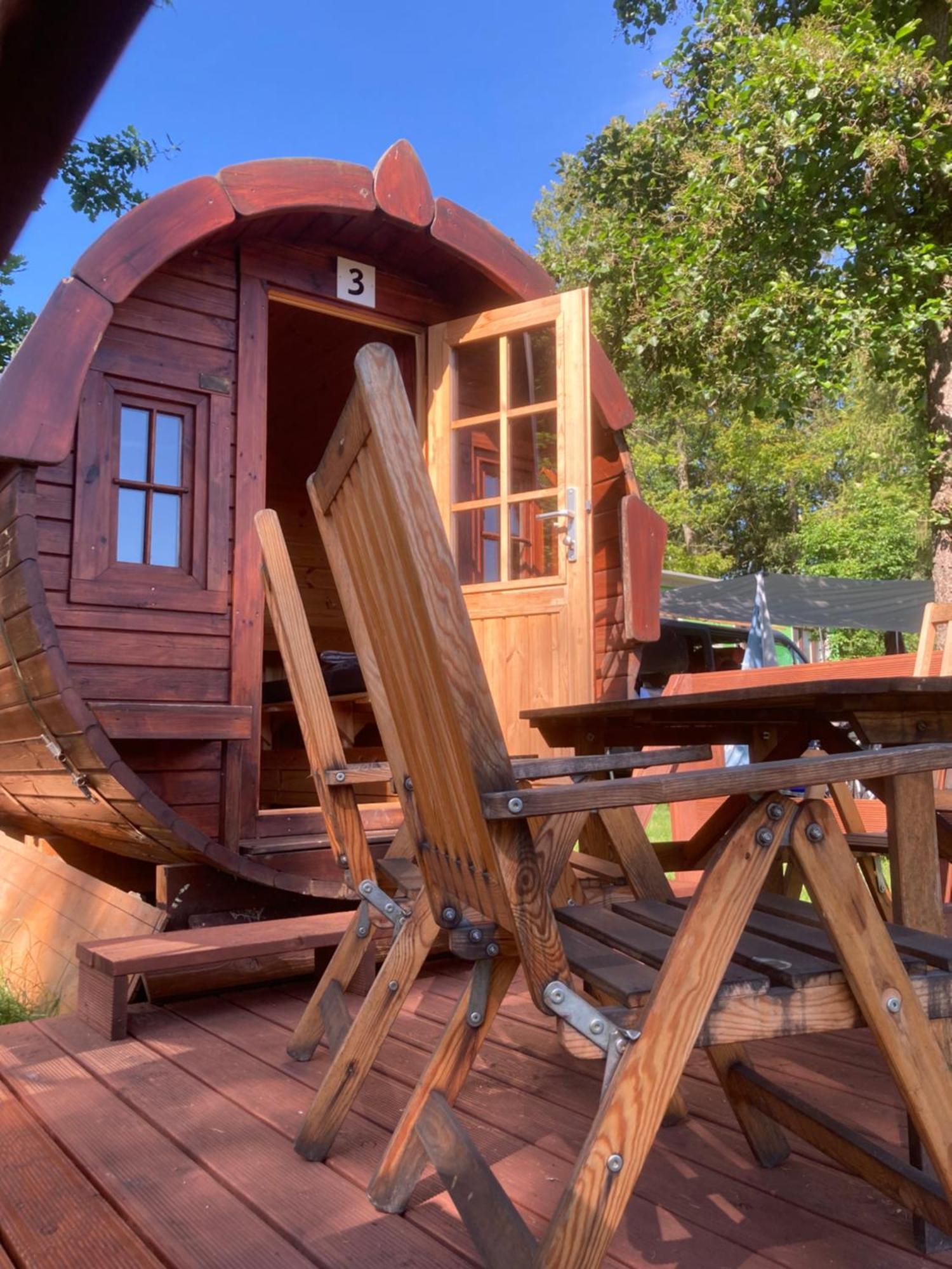 Campingfass Mit Panoramaterrasse Langenbernsdorf Εξωτερικό φωτογραφία