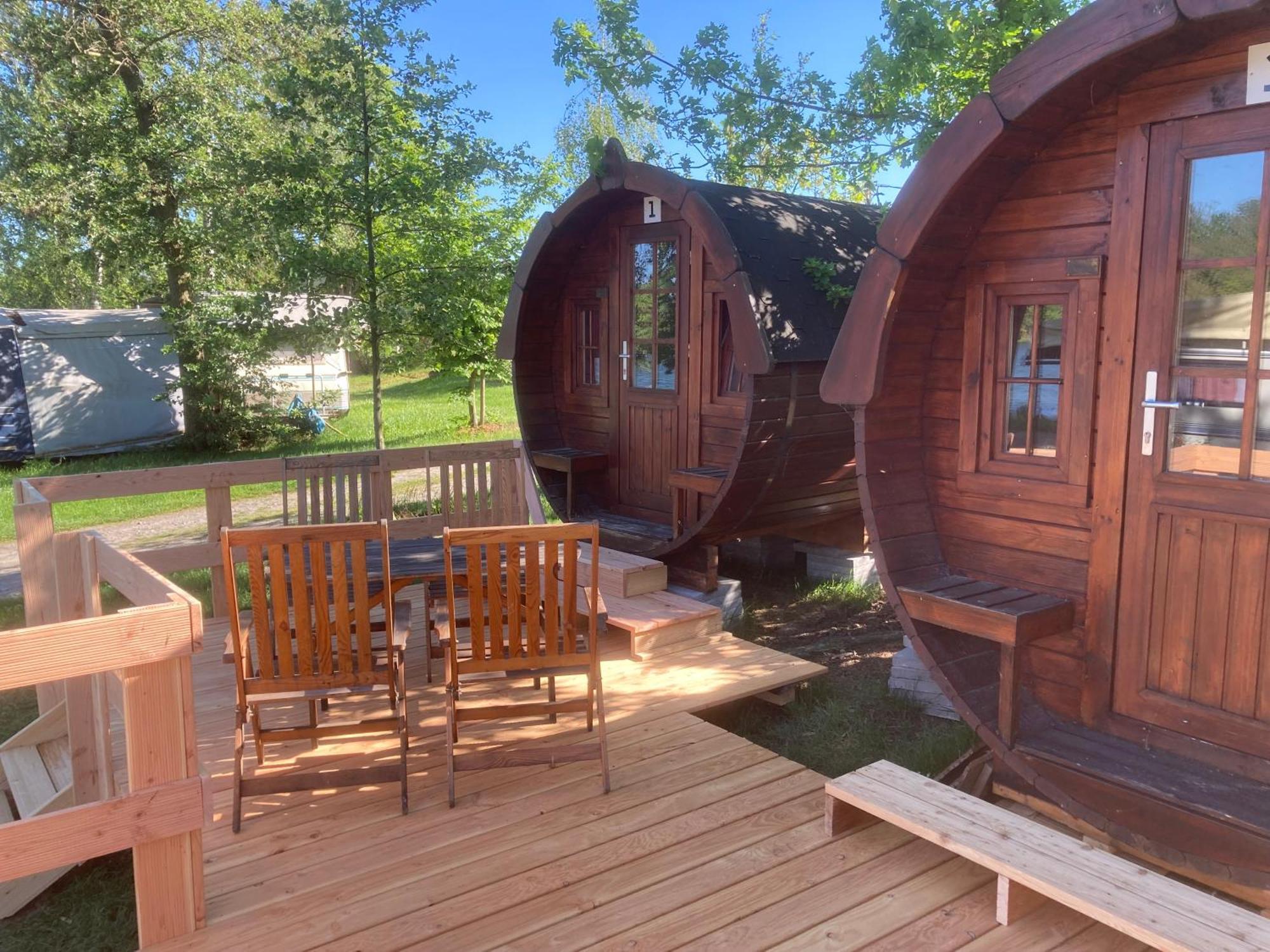 Campingfass Mit Panoramaterrasse Langenbernsdorf Εξωτερικό φωτογραφία