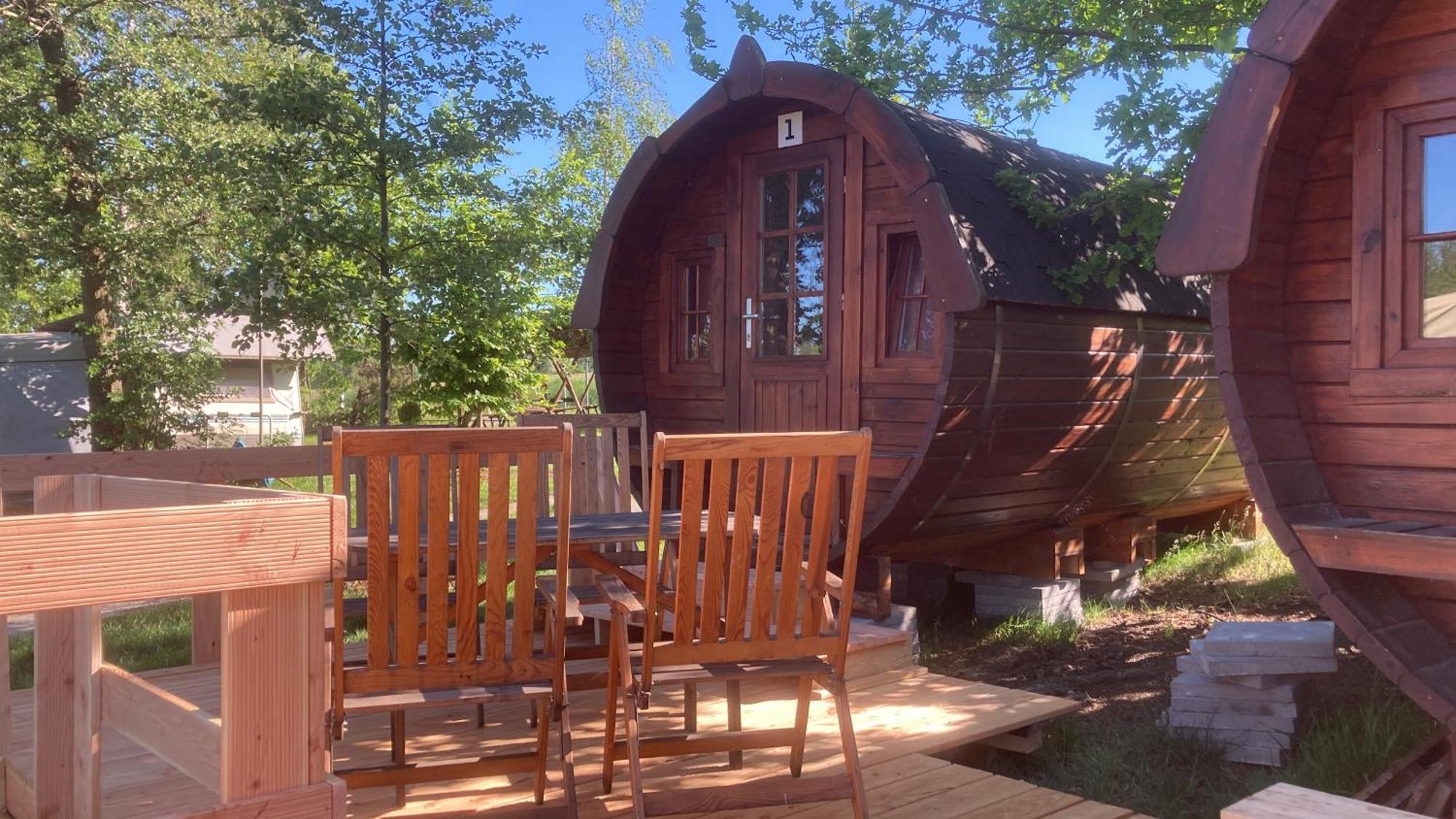 Campingfass Mit Panoramaterrasse Langenbernsdorf Εξωτερικό φωτογραφία