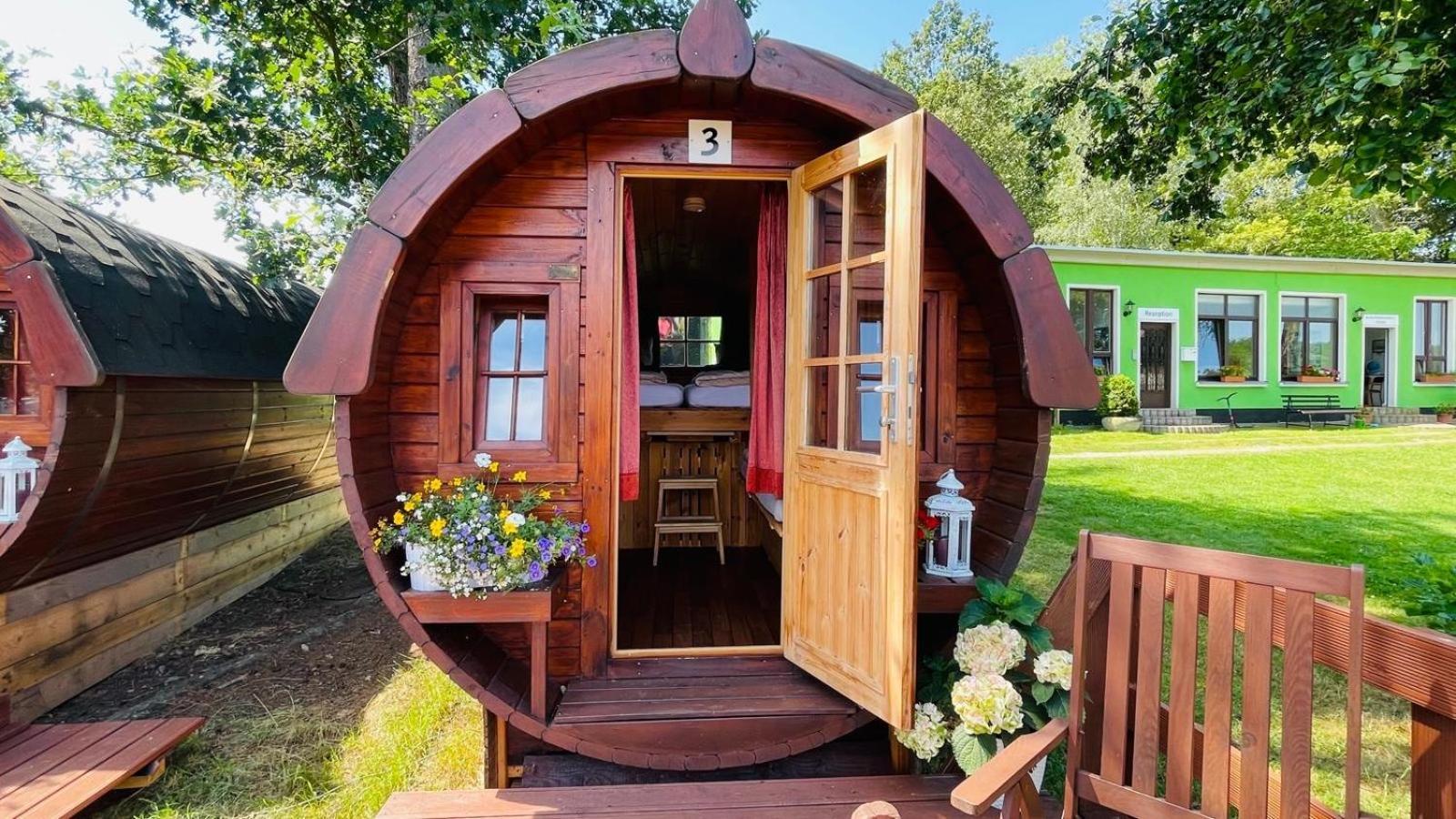 Campingfass Mit Panoramaterrasse Langenbernsdorf Εξωτερικό φωτογραφία
